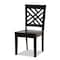 Baxton Studio Ani Modern and Contemporary Dark Brown Finished Wood 7-Piece Dining Set 183-11430-10519-Zoro - alternate 3